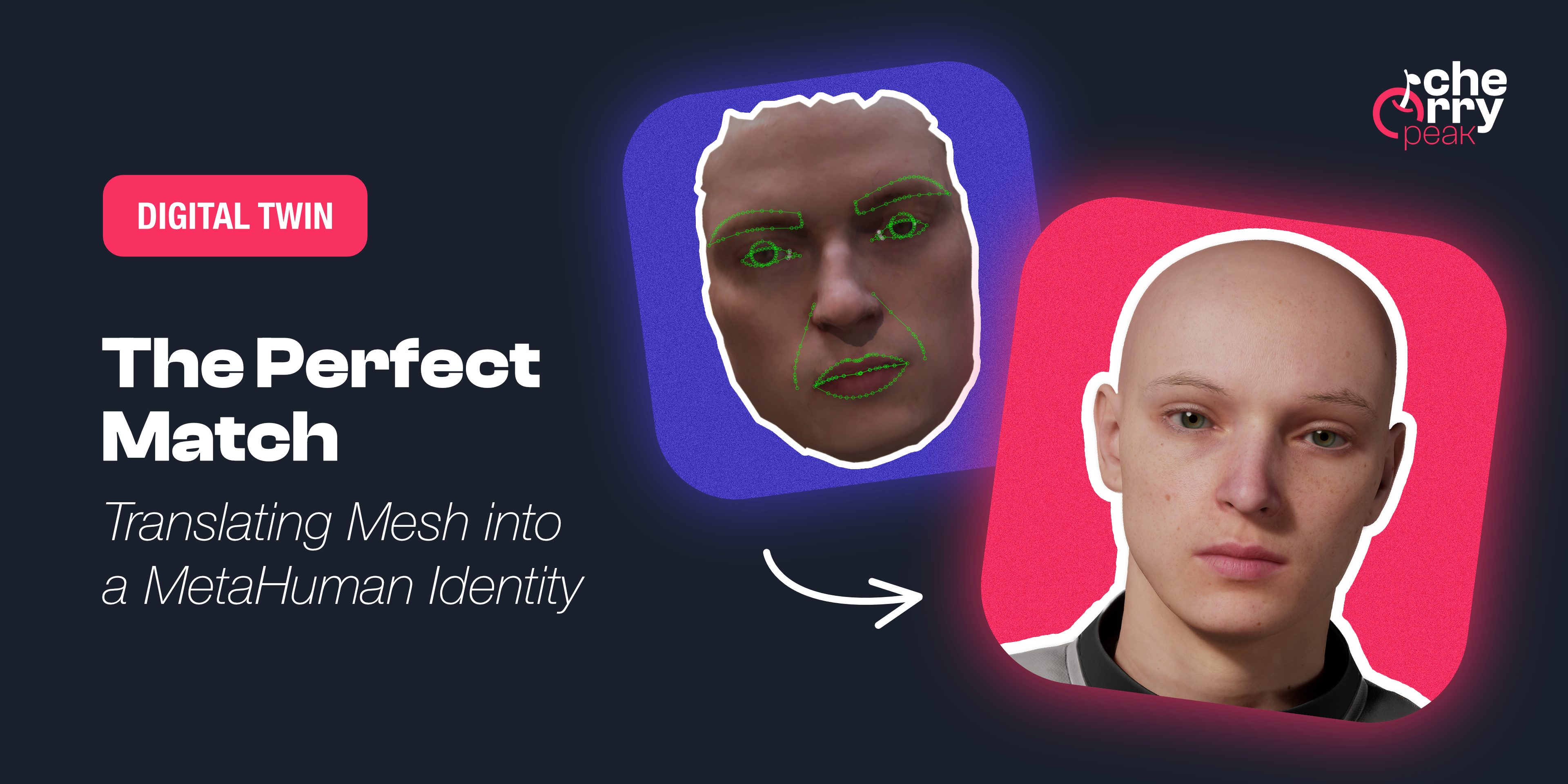 完璧な一致：メッシュをMetaHuman Identityに変換する